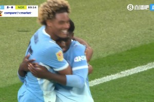 曼城5-0諾維奇！奧賴?yán)椭?，麥卡伊杜跟進(jìn)推破門！